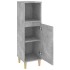 Armario de baño madera contrachapada gris hormigón 30x30x100