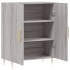 Aparador de madera de ingeniería gris Sonoma 69,5x34x90