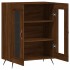 Aparador de madera de ingeniería marrón roble 69,5x34x90