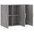 Aparador de madera de ingeniería gris Sonoma 90x34x80