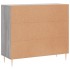 Aparador de madera de ingeniería gris Sonoma 90x34x80