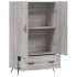 Aparador alto madera de ingeniería gris Sonoma 69,5x31x115