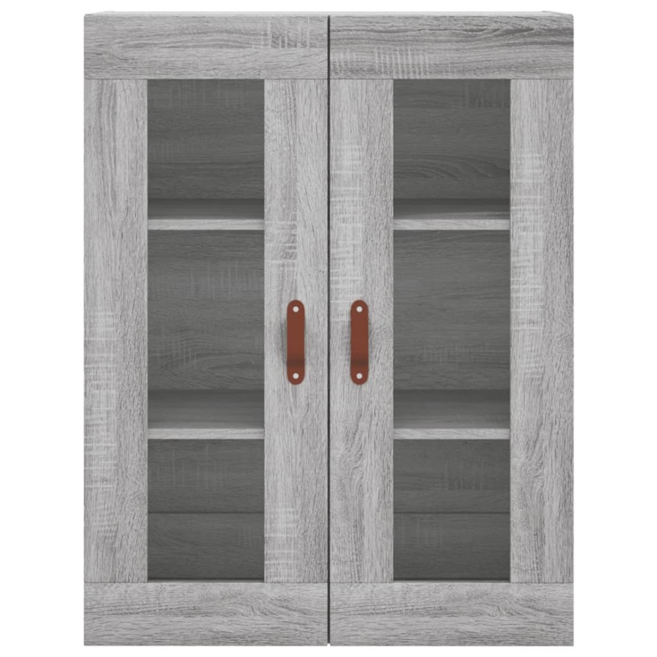 Armario de pared gris Sonoma 69,5x34x90