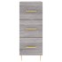 Aparador madera de ingeniería gris Sonoma 34,5x34x90