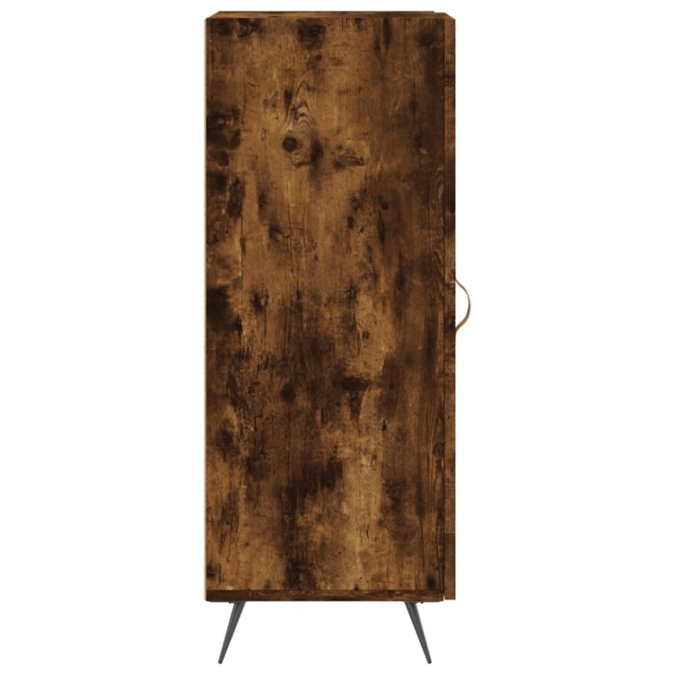 Aparador madera de ingeniería roble ahumado 34,5x34x90