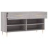 Banco zapatero madera de ingeniería gris Sonoma 102x35x55