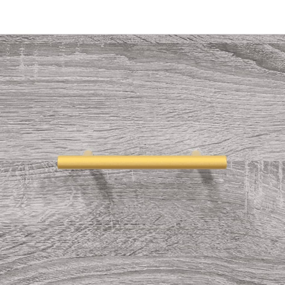 Banco zapatero madera de ingeniería gris Sonoma 102x35x55