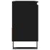Armario de baño madera contrachapada negro 65x33x60