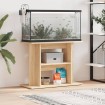 Soporte para acuario madera ingeniería roble Sonoma 80x35x60 cm