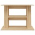 Soporte para acuario madera ingeniería roble Sonoma 80x35x60