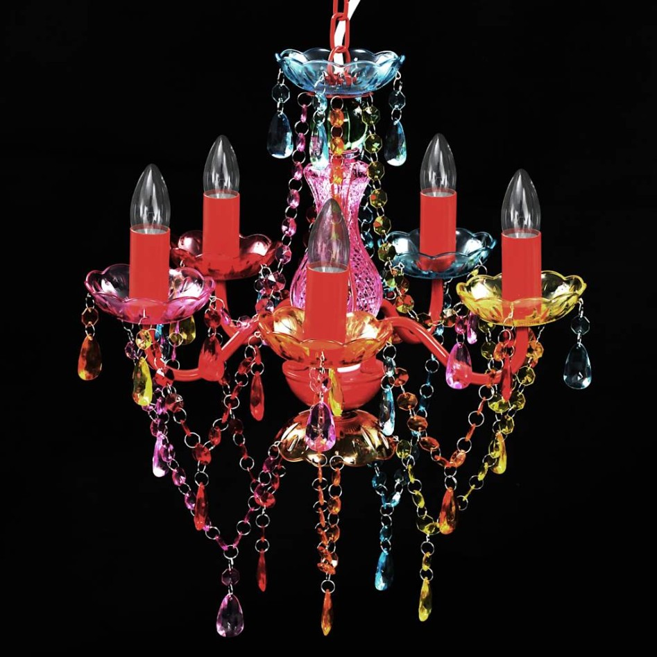 Luz de Cristal 5 Bombillas