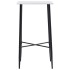 Mesa alta de cocina MDF blanco 60x60x111