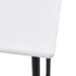 Mesa alta de cocina MDF blanco 60x60x111