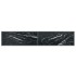 Mesa de consola vidrio templado negro 180x35x75,5