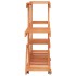 Soporte para flores con ruedas madera maciza abeto 110x25x78