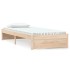 Estructura cama individual sin colchón madera maciza 75x190