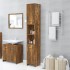 Armario baño madera contrachapada roble ahumado