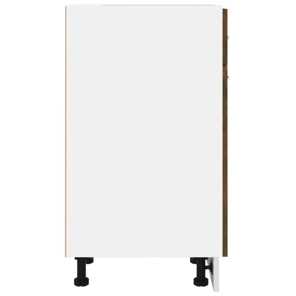 Armario bajo de cocina madera de ingeniería roble