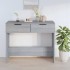 Mesa consola madera contrachapada gris Sonoma 90x36x75