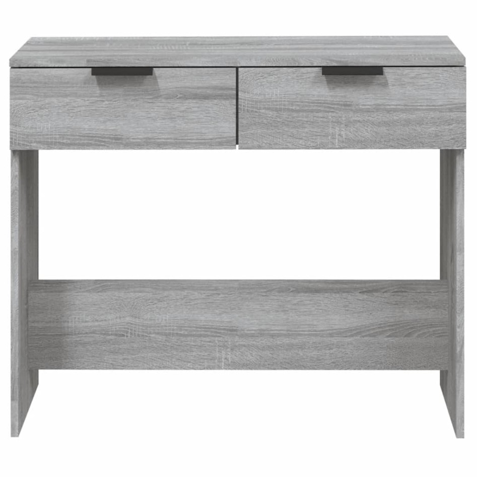Mesa consola madera contrachapada gris Sonoma 90x36x75