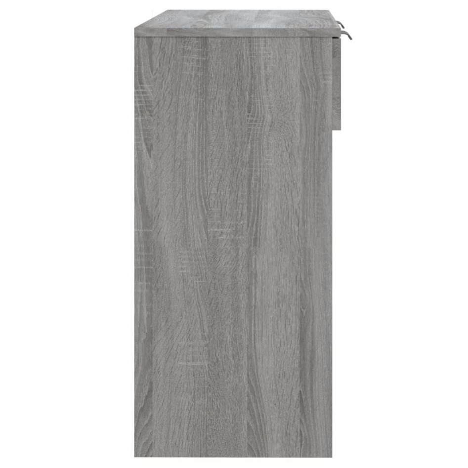 Mesa consola madera contrachapada gris Sonoma 90x36x75