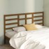 Cabecero de cama madera maciza de pino marrón miel 206x4x104