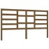 Cabecero de cama madera maciza de pino marrón miel 206x4x104