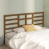 Cabecero de cama madera maciza de pino marrón miel 206x4x104