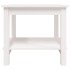 Mesa de centro de madera maciza de pino blanca 50x50x45