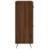 Aparador de madera de ingeniería marrón roble 69,5x34x90