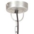 Lámpara colgante 25 W plateada redonda 48 cm
