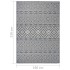 Alfombra de exterior de tejido plano rayas azules 160x230