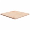 Tablero de mesa cuadrada madera de roble sin tratar 60x60x2,5cm