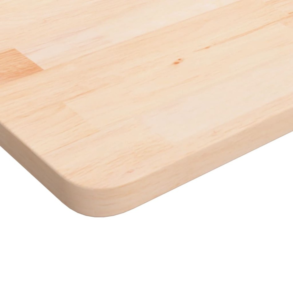Tablero de mesa cuadrada madera de roble sin tratar