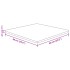 Tablero de mesa cuadrada madera de roble sin tratar