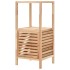 Mueble de almacenaje baño madera maciza nogal 39,5x35,5x86