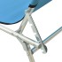 Tumbona plegable con toldo aluminio