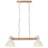 Lámpara colgante industrial 25 W blanca 109 cm