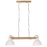 Lámpara colgante industrial 25 W blanca 109 cm