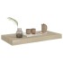Estantes flotantes de pared 4 uds negro MDF 50x23x3,8