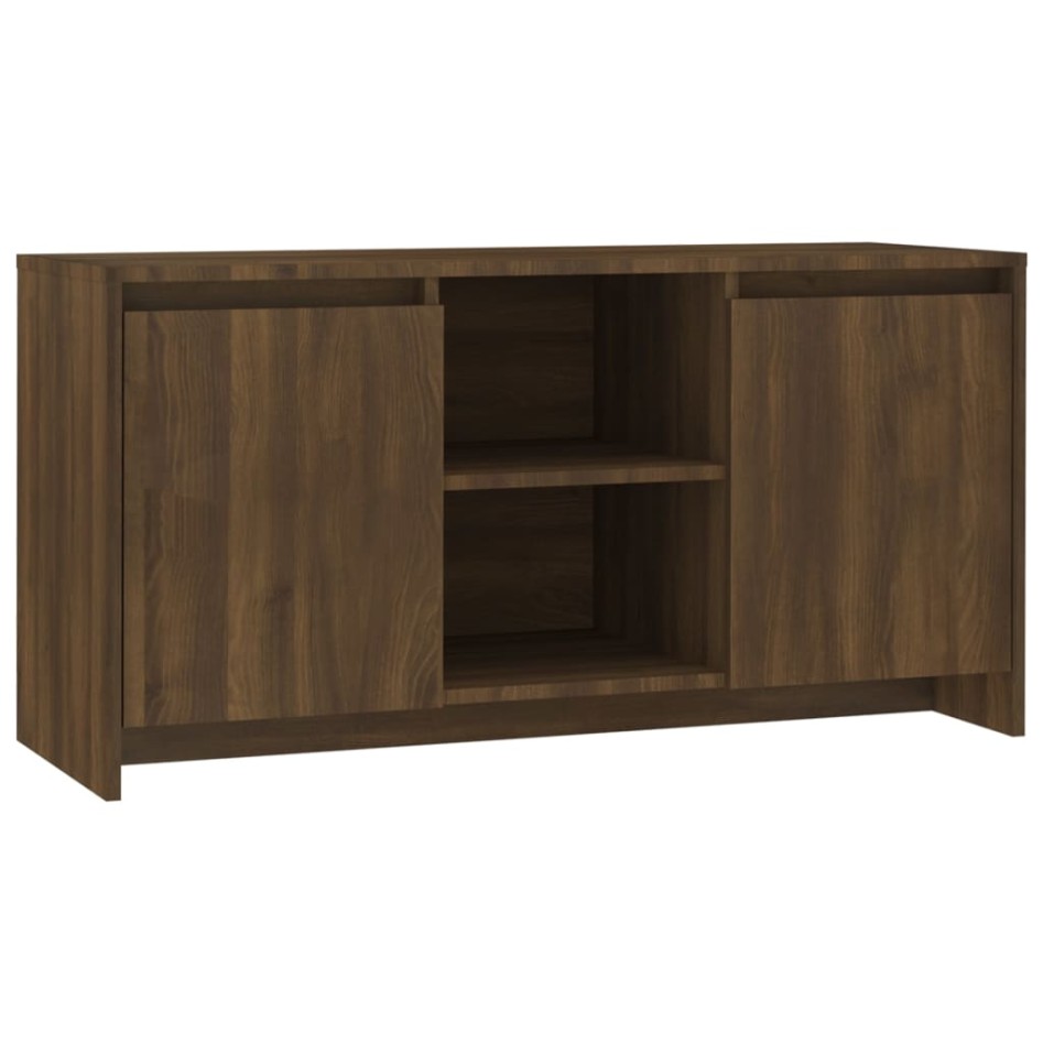 Mueble de TV madera de ingeniería marrón roble