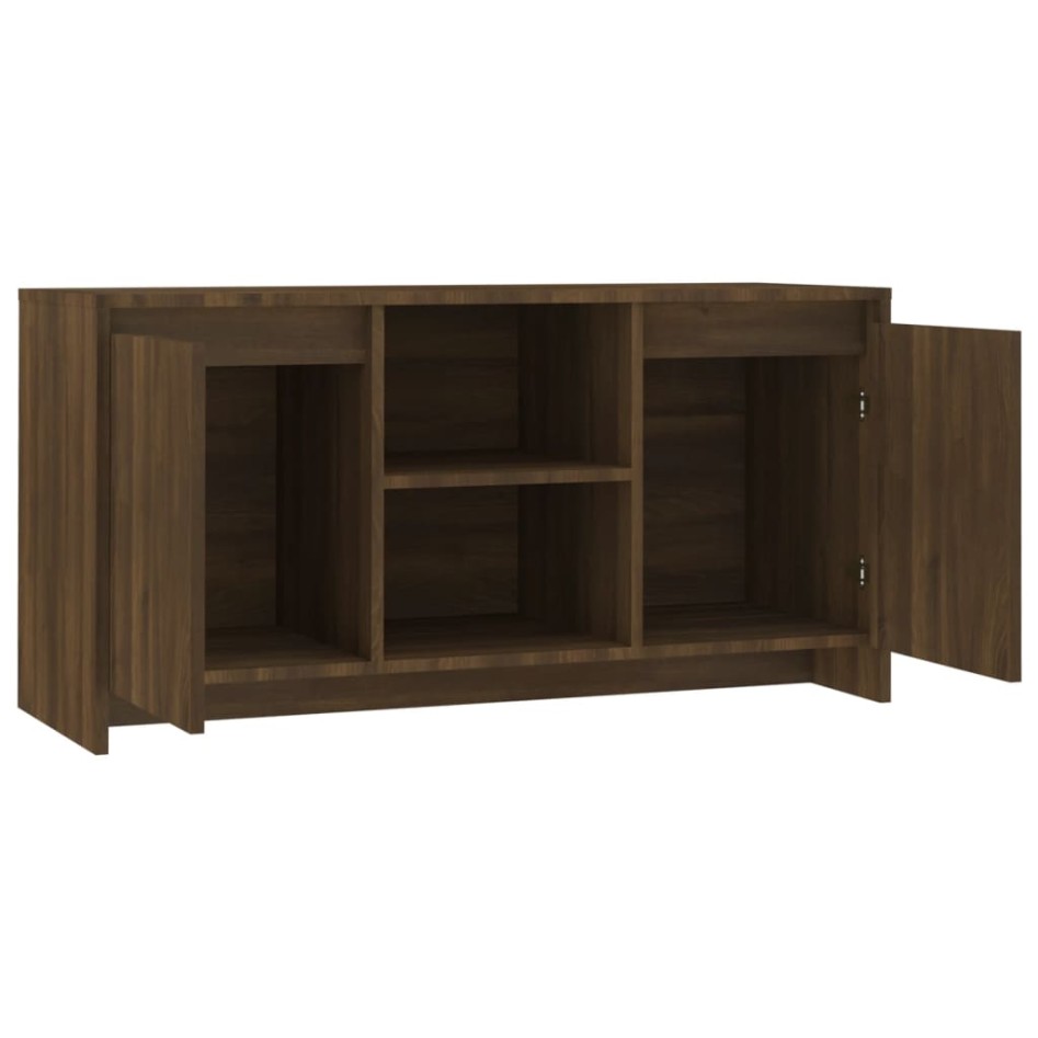 Mueble de TV madera de ingeniería marrón roble