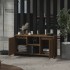 Mueble de TV madera de ingeniería marrón roble