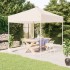 Carpa para fiestas plegable color crema 3x3