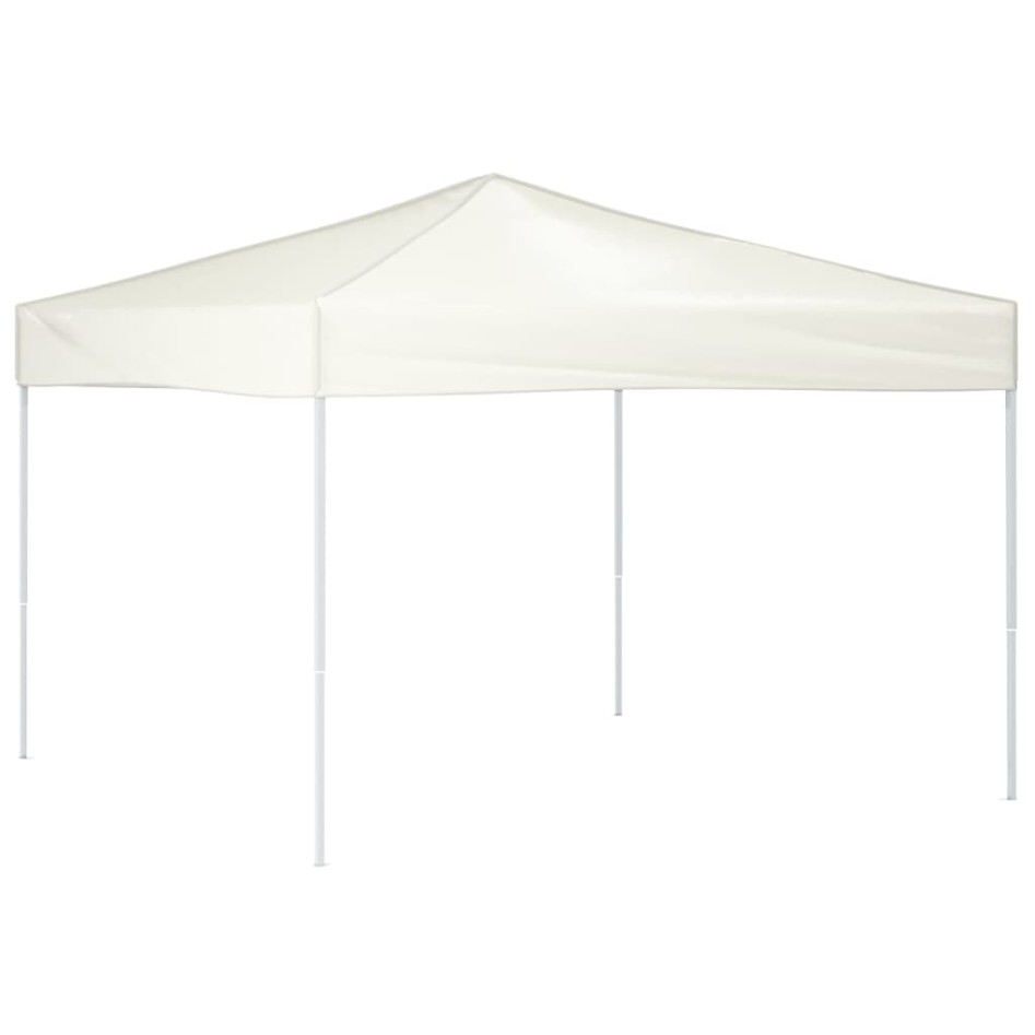 Carpa para fiestas plegable color crema 3x3