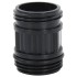 Manguera de succión con conectores de PVC PVC negro 26 mm