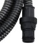 Manguera de succión con conectores de PVC PVC negro 26 mm