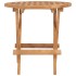 Mesa plegable de jardín madera maciza de teca 50x50x50