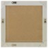 Espejo de pared estilo barroco plateado 60x60