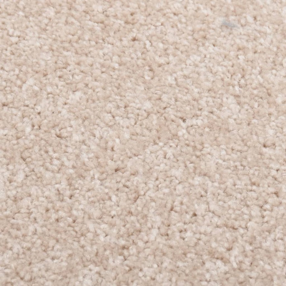 Alfombra de pelo corto beige oscuro 160x230